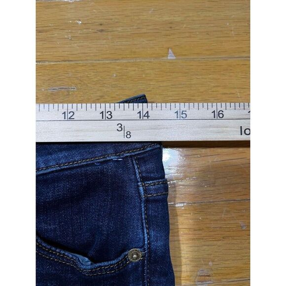 Old Navy Jeans Women's Size 6 Blue Rockstar Super Skinny Mid Rise Denim - Picture 6 of 8